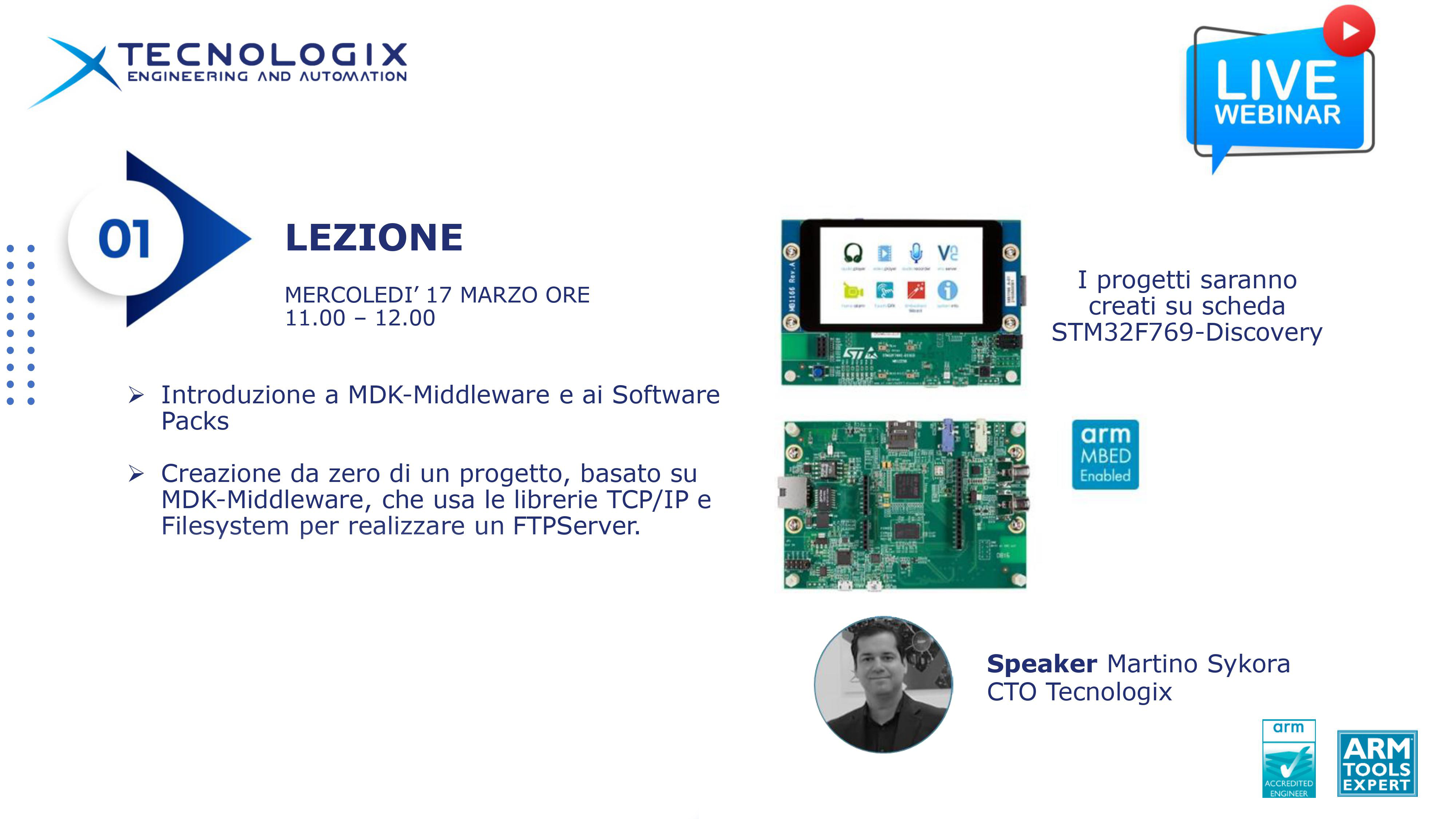 Introduzione a MDK-Middleware