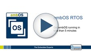 Start working with the real-time operating system embOS in less than 5 minutes! 