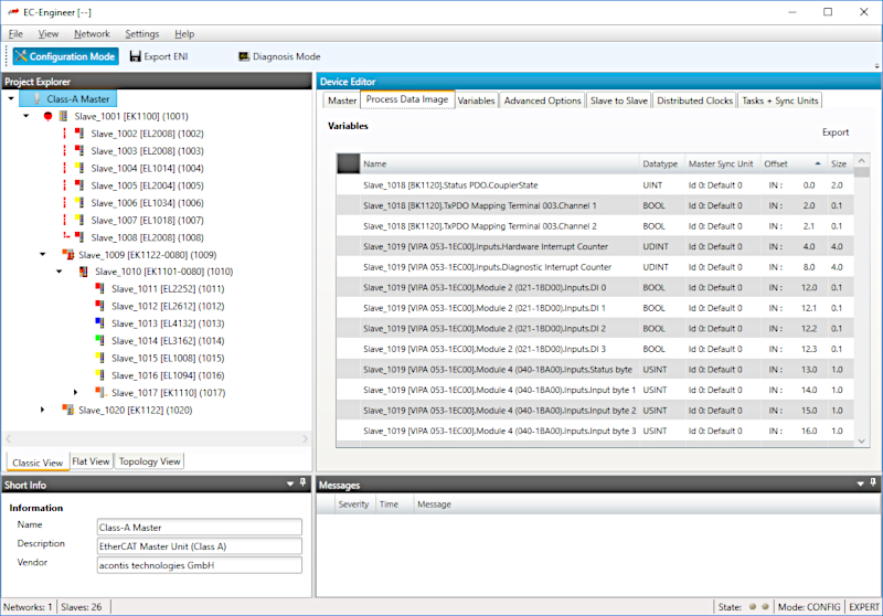 EC-Engineer EtherCAT configuration tool