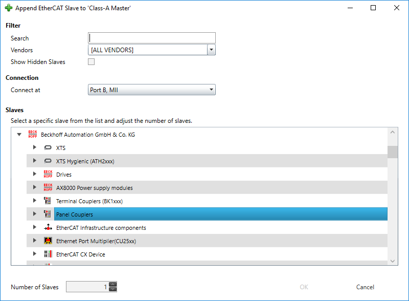 EC-Engineer EtherCAT configuration tool