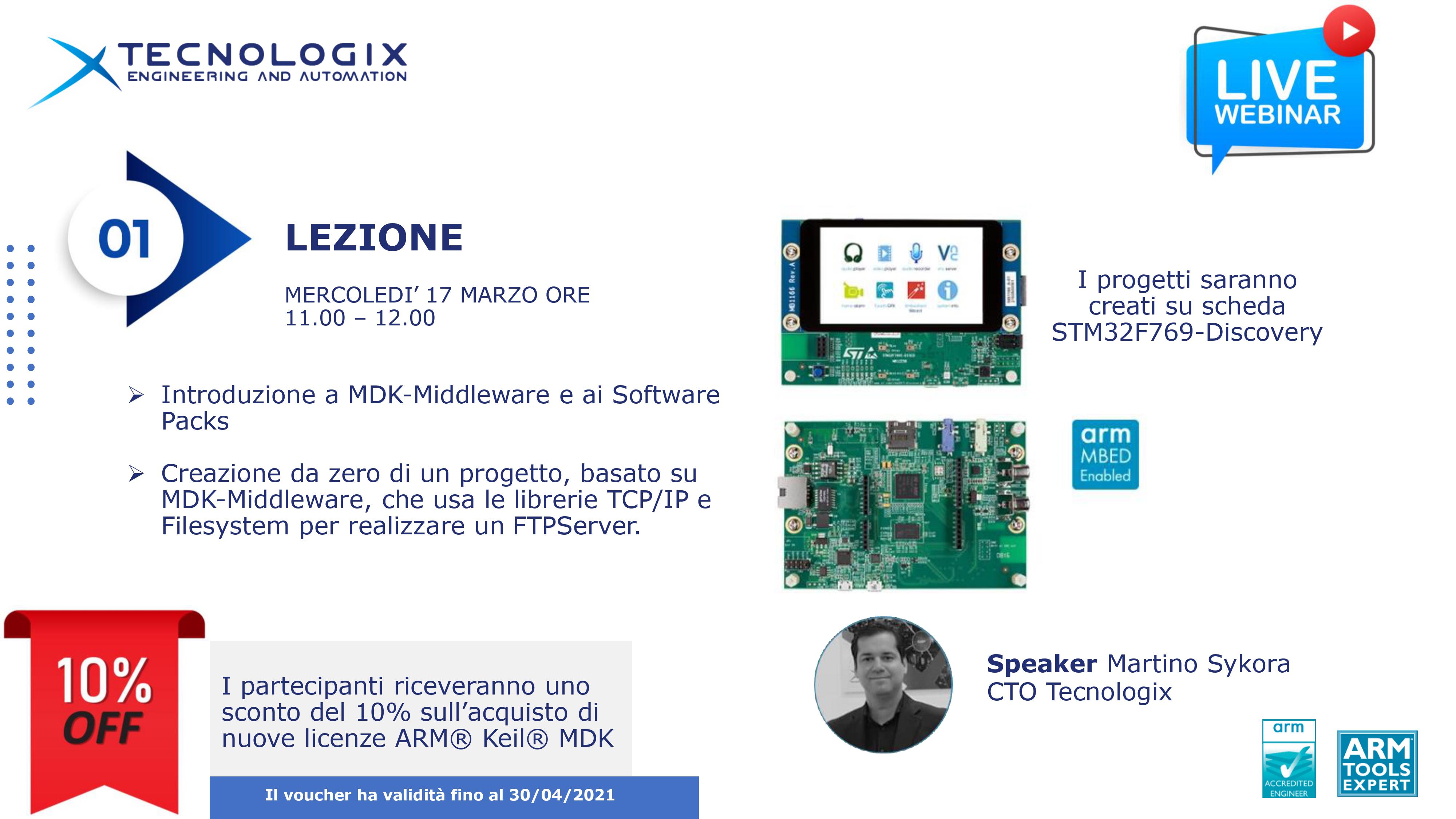 Introduzione a MDK-Middleware
