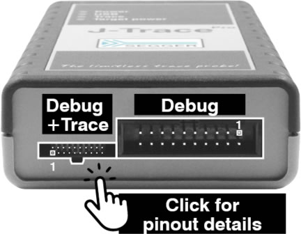 J-Trace connector layout