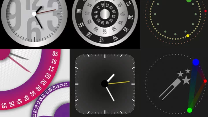GUI Demo: Analogue Watches