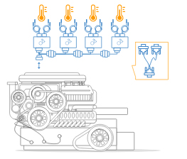 Daisy Chain Thermocouple to CAN bus temperature sensor modules