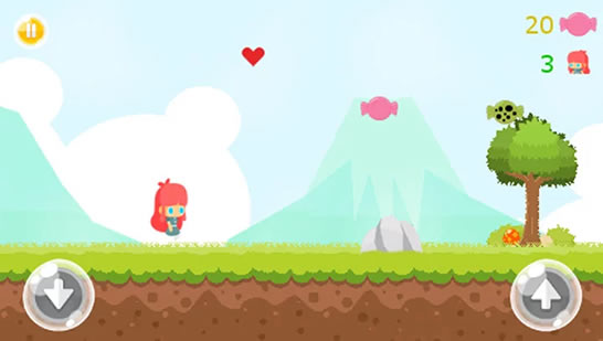 GUI Demo: Jump and Run Game