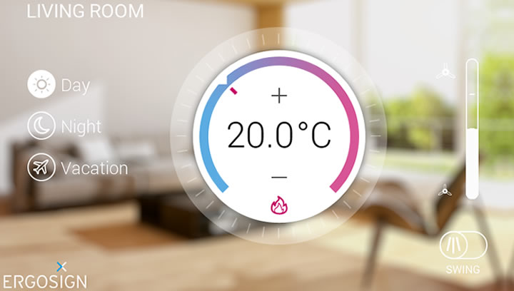GUI Demo: Smart Thermostat