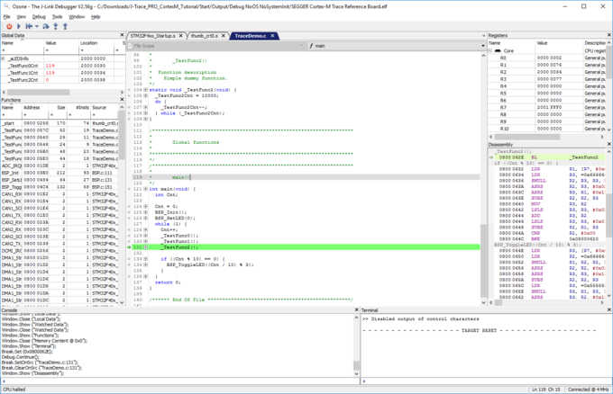 Debugging with ozone