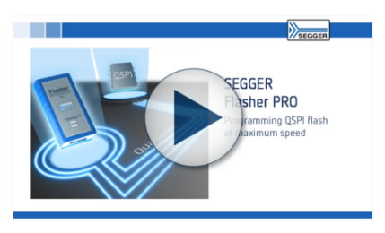 SEGGER video QSPI flash programming